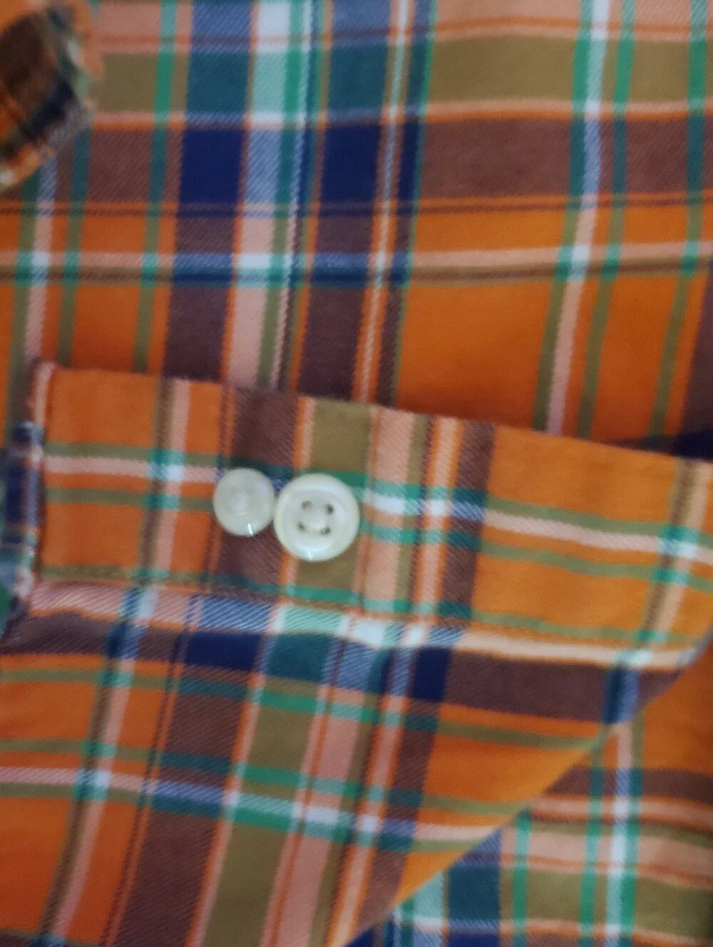 Ralph Lauren Fall Plaid Button Down Long Sleeve Shirt Boys XL 18-20